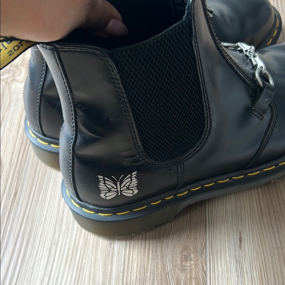 Dr. Martens Black Leather Boots with Silver Details - Picture 4 of 5